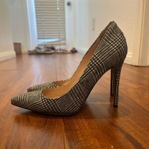 Vero Cuoio Black and White Houndstooth Heels